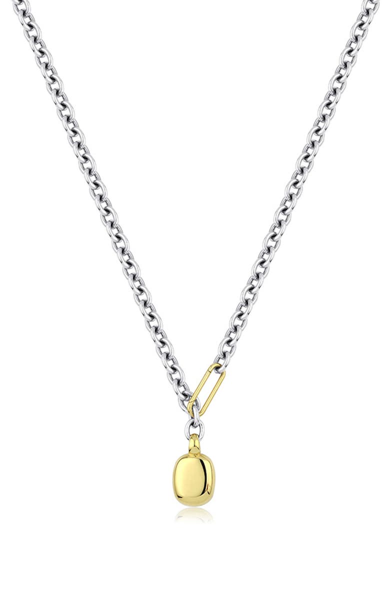 Kloto Mass Pendant Necklace, Main, color, Silver/Gold