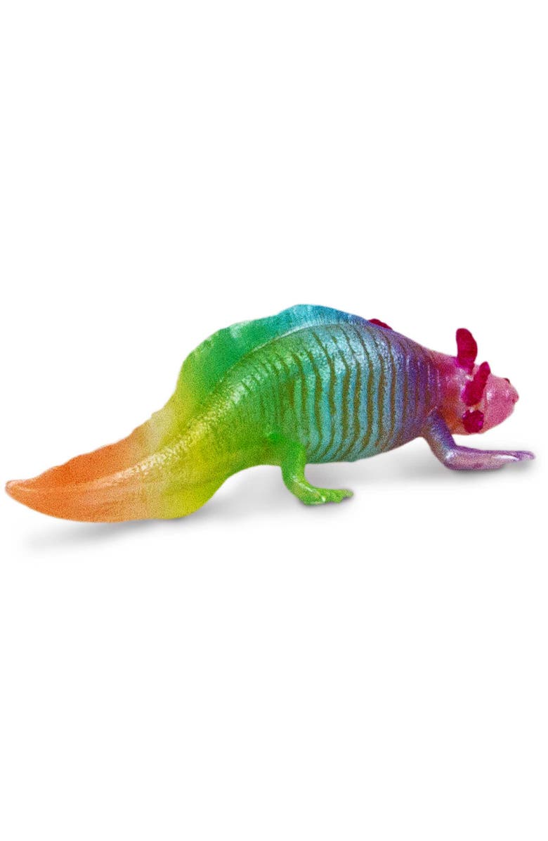 Safari Ltd. Rainbow Axolotl Toy, Alternate, color, NO COLOR
