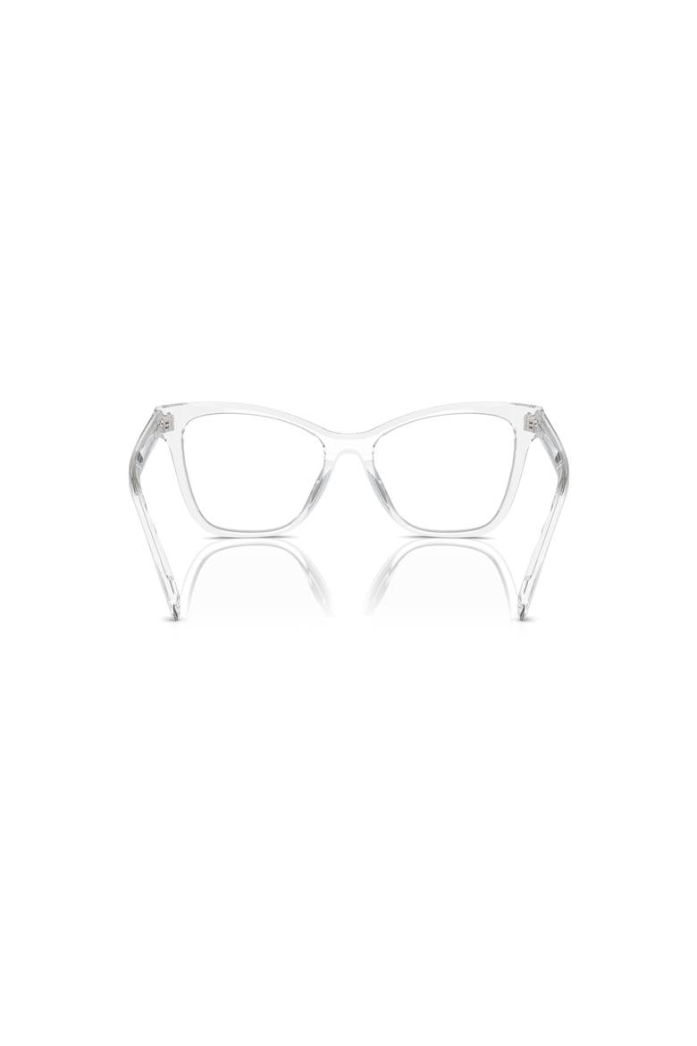 53mm Cat Eye optical glasses, Alternate, color, Transparent