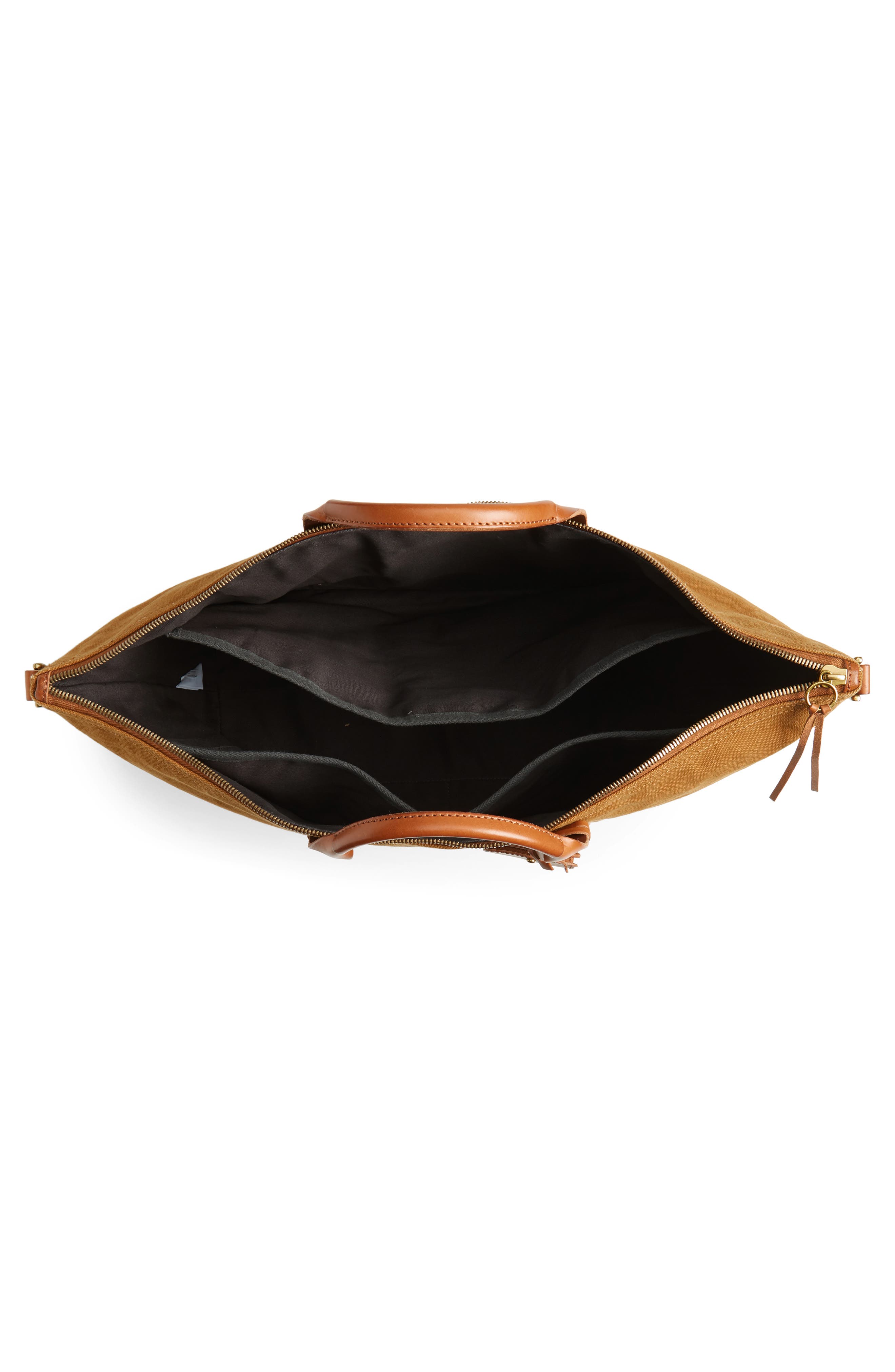 Canvas Weekend Bag, Alternate, color, ACORN
