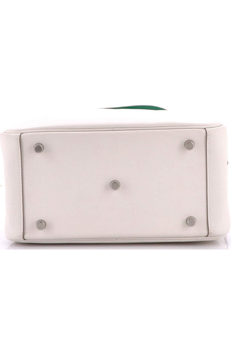 Pre-Owned Hermes Lindy Bag Verso Swift 26, Alternate, color, Verso - Gris Pale/Vert Vertigo