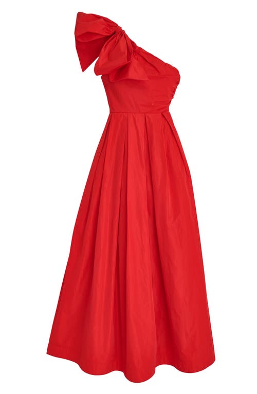 Donna Karan New York Bow One-shoulder Gown