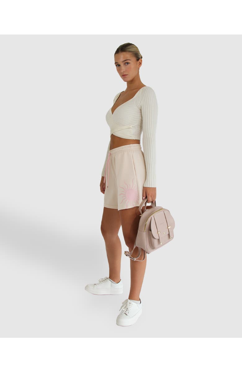Belle & Bloom Turn To You Track Short, Main, color, Blush