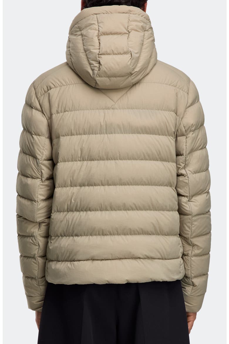 Crofton Water Repellent Packable 750 Fill Power Down Hooded Jacket, Alternate, color, LIMESTONE - CALCAIRE