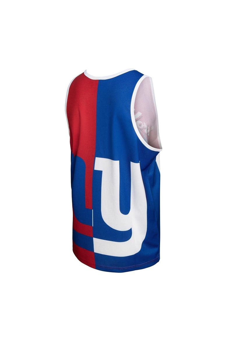 Men's Mitchell & Ness Lawrence Taylor Royal/Red New York Giants Retired Player Graphic Tank Top, Alternate, color, Royal