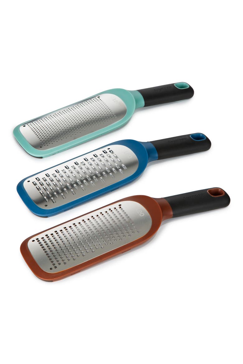 Leo 3-Piece Grater Set, Alternate, color, BLUE MULTICOLOR