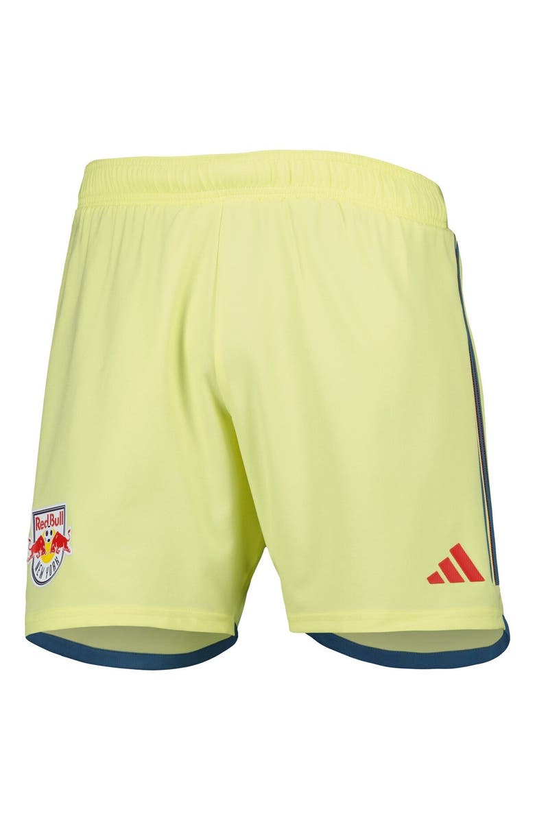 adidas Men's adidas Yellow New York Red Bulls 2023 Away AEROREADY Authentic Shorts, Alternate, color, Yellow