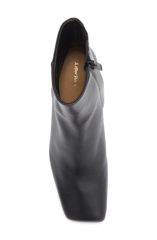 & Other Stories Odette Square Toe Boot In Black