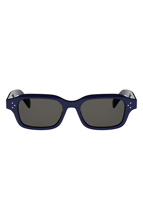 3 Dots 52mm Rectangle Sunglasses