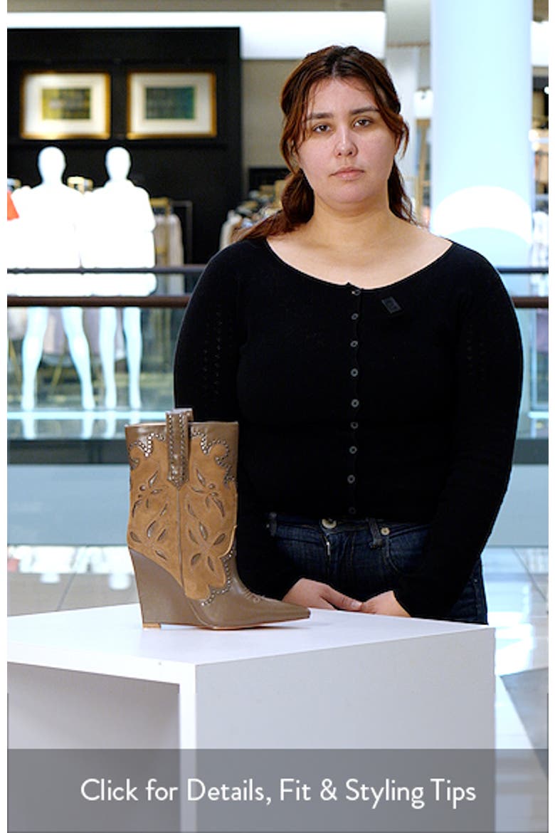 Talayah Western Wedge Bootie video