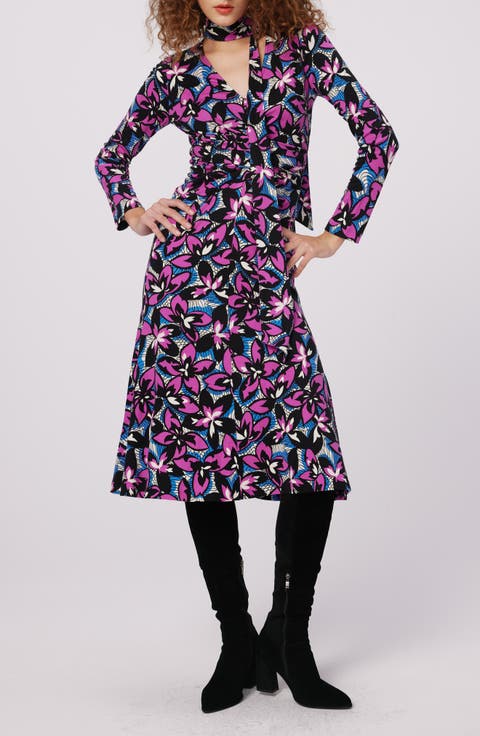 Marsha Floral Long Sleeve Dress