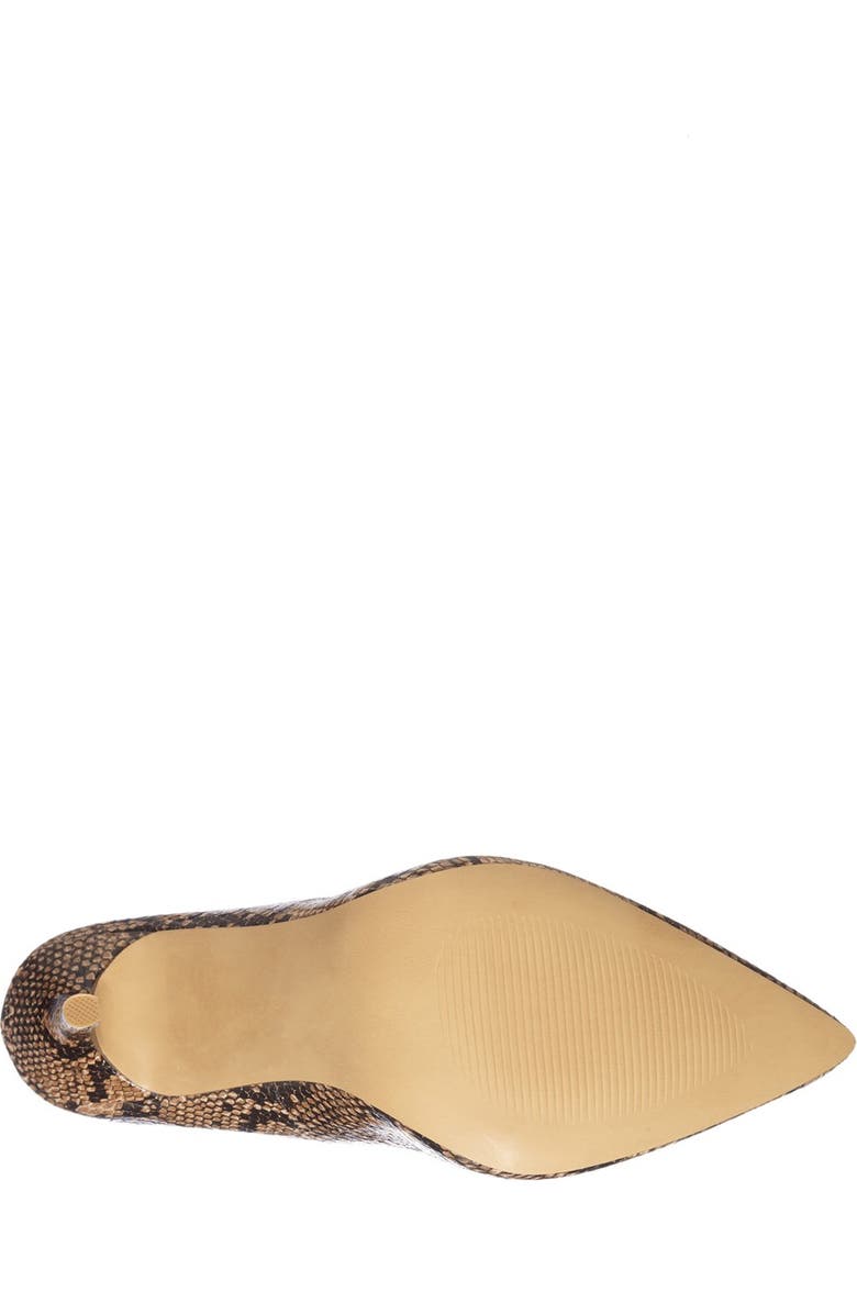 Topshop 'Gemini 2' Snake Print Pointy Toe Pump, Alternate, color,