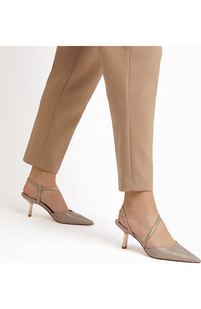 Dune London Colombias Pointed Toe Pump, Alternate, color, Rose Gold