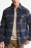 JACHS Striped Shirt Jacket