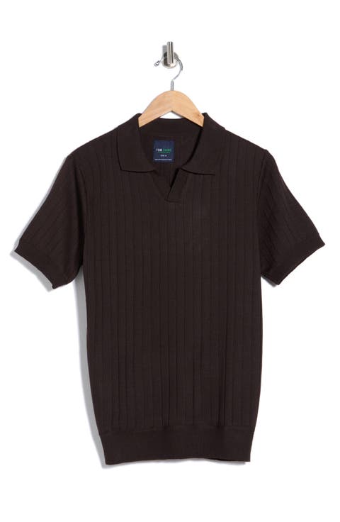 Rib Polo Sweater