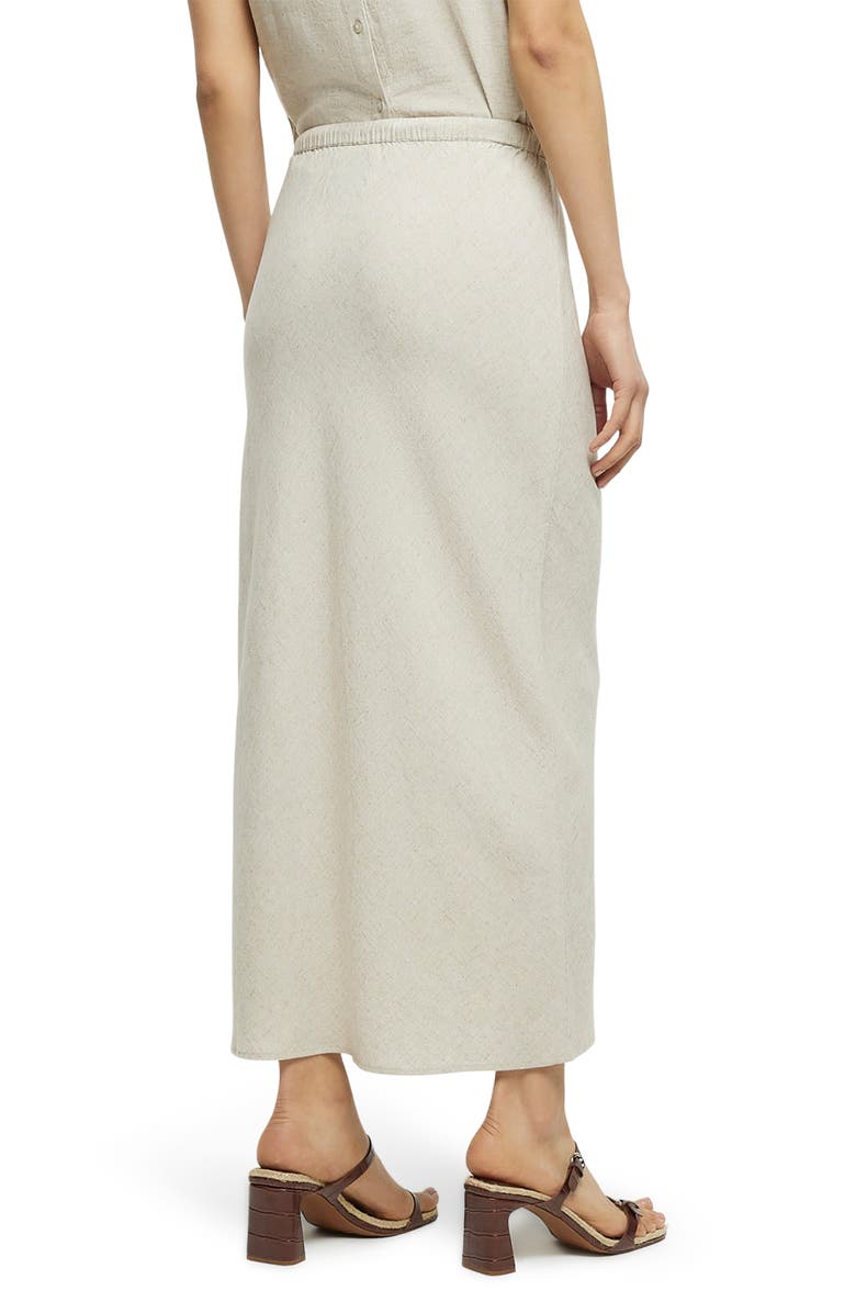 River Island Drawstring Waist Maxi Skirt, Alternate, color, 