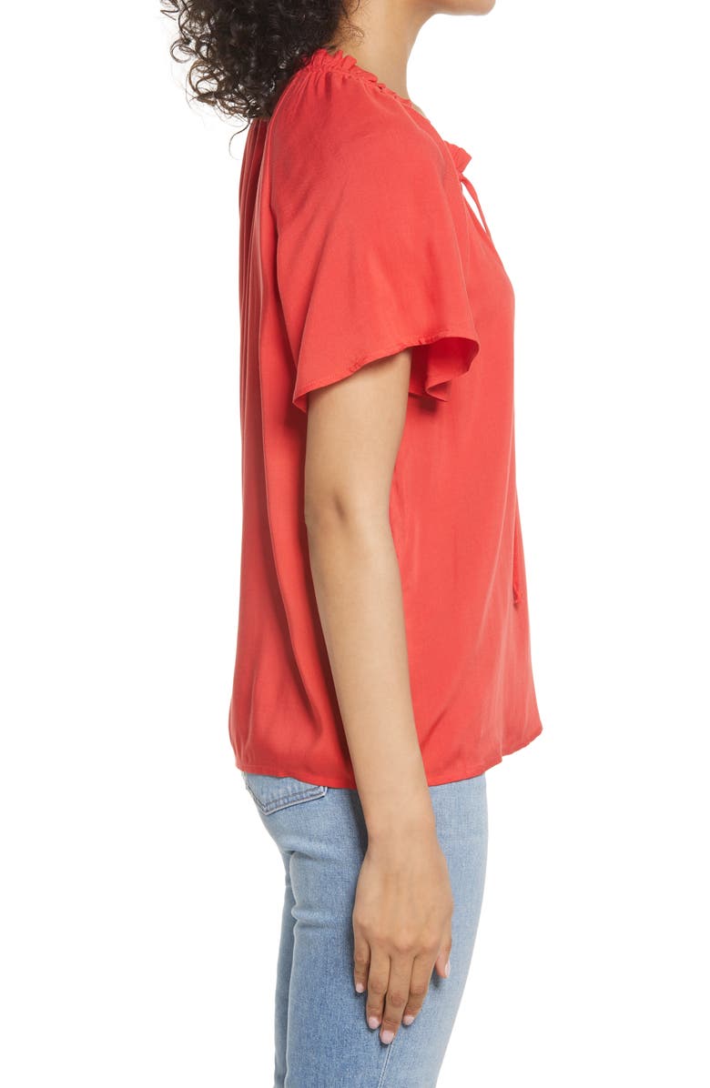 GIBSONLOOK Split Neck Blouse, Alternate, color,