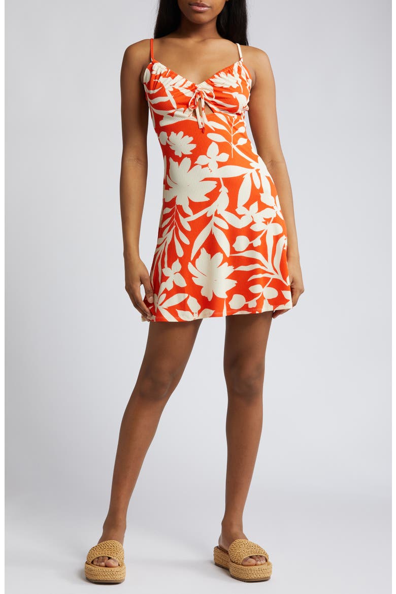 topshop floral cut out dress Cutout Rib (Women) Floral zebra Color:Black/White RACE Periwinkle Blue Beaded Corset a flattering cowl neck