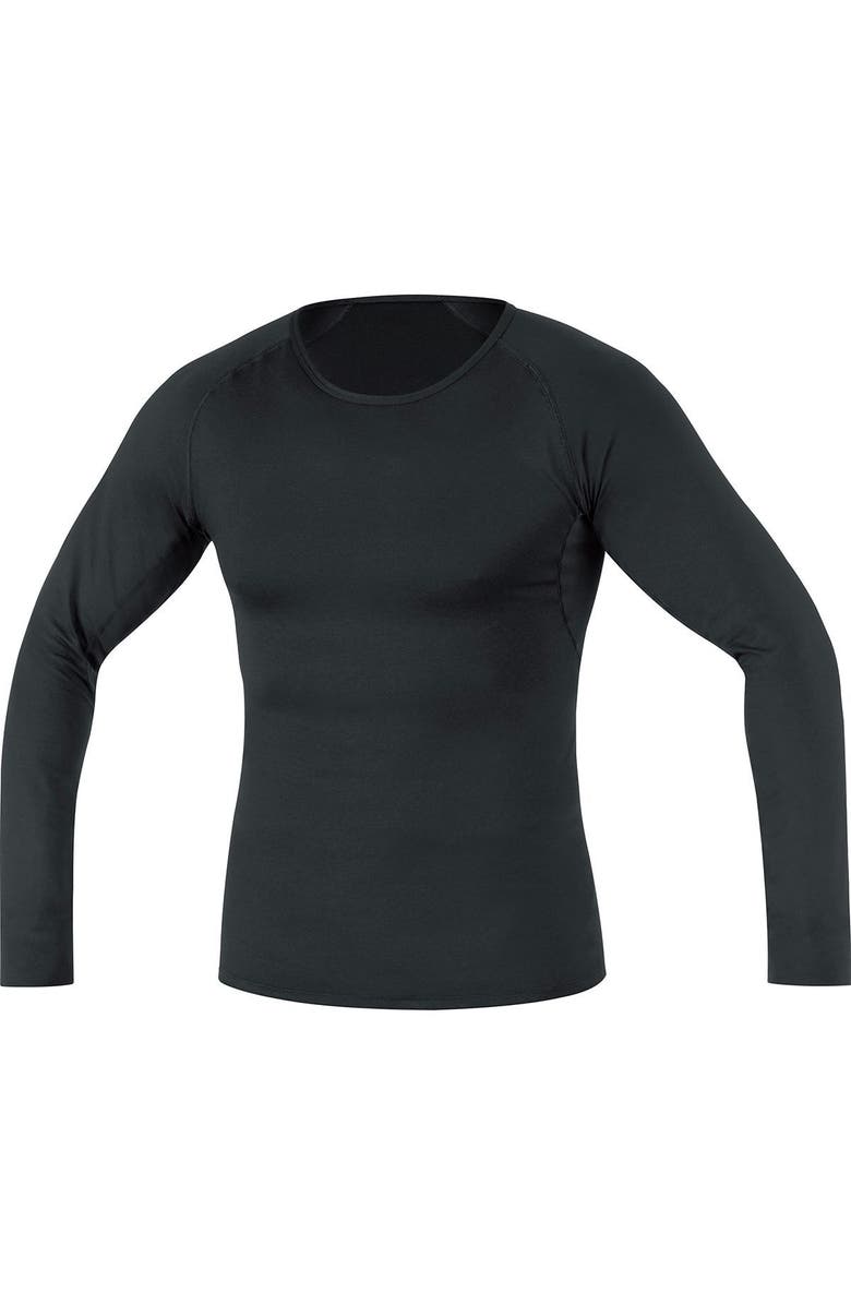 GOREWEAR Base Layer Long Sleeve Shirt - Men's, Main, color, Black