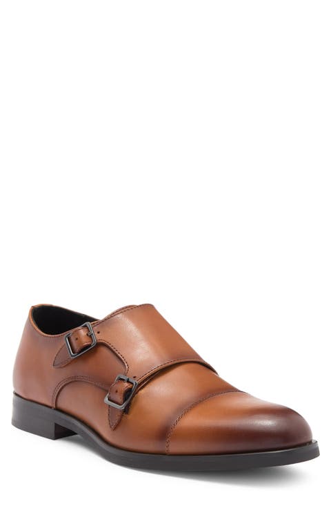 Edison Double Monk Strap Shoe (Men)