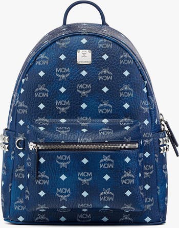 Mini Stark Side Studs Backpack in Visetos Black | MCM ®US