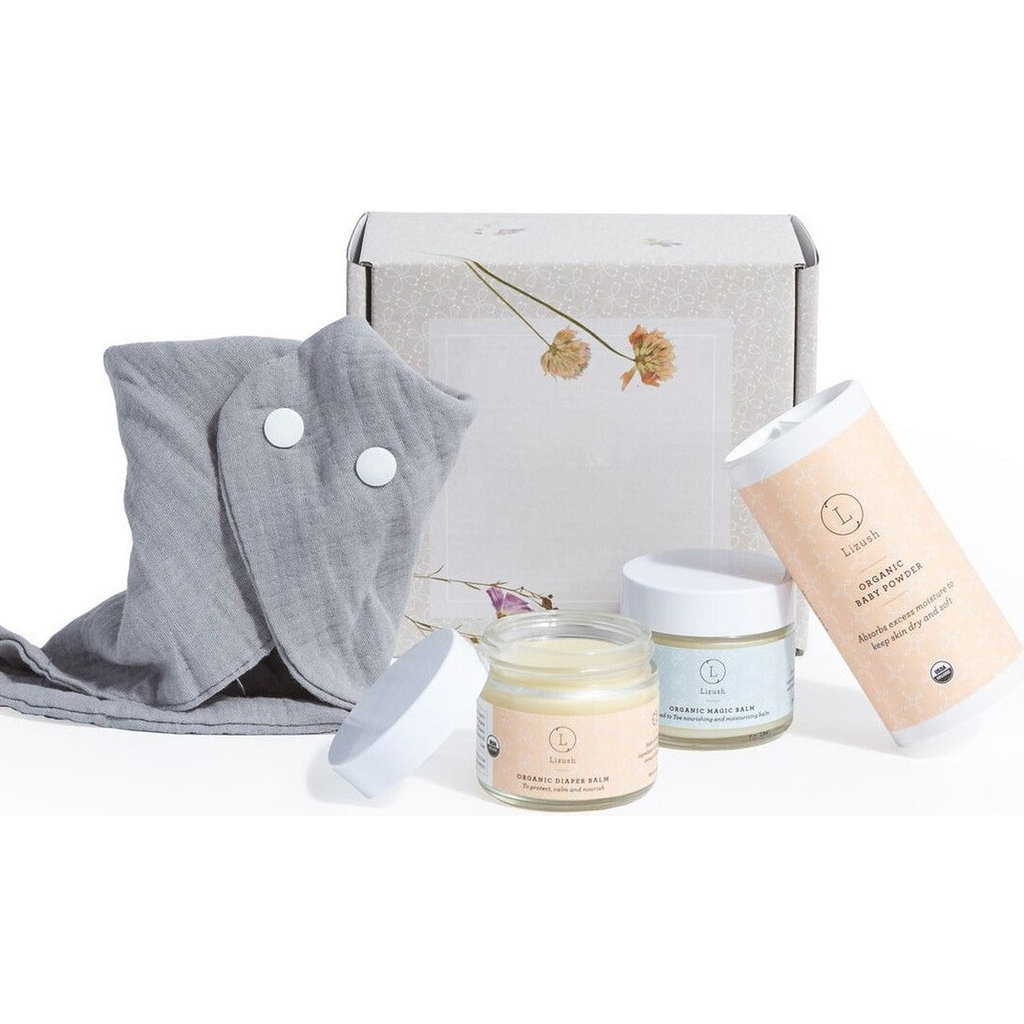 Lizush Organic New Baby Gift Set