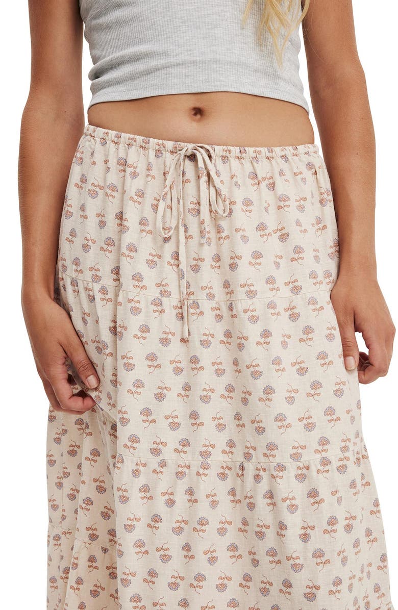 Cotton On Women's Haven Multi Tiered Maxi Skirt, Alternate, color, 