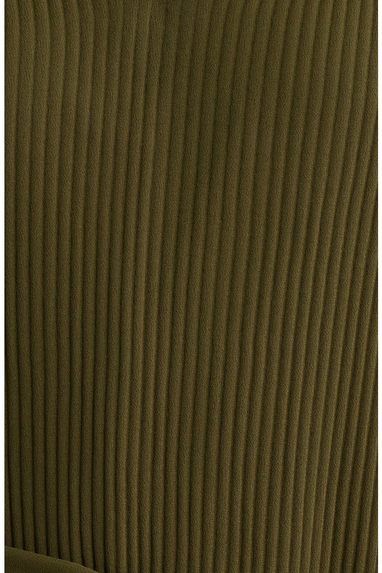 Ruffle Tie Waist Long Sleeve Dress, Alternate, color, OLIVE