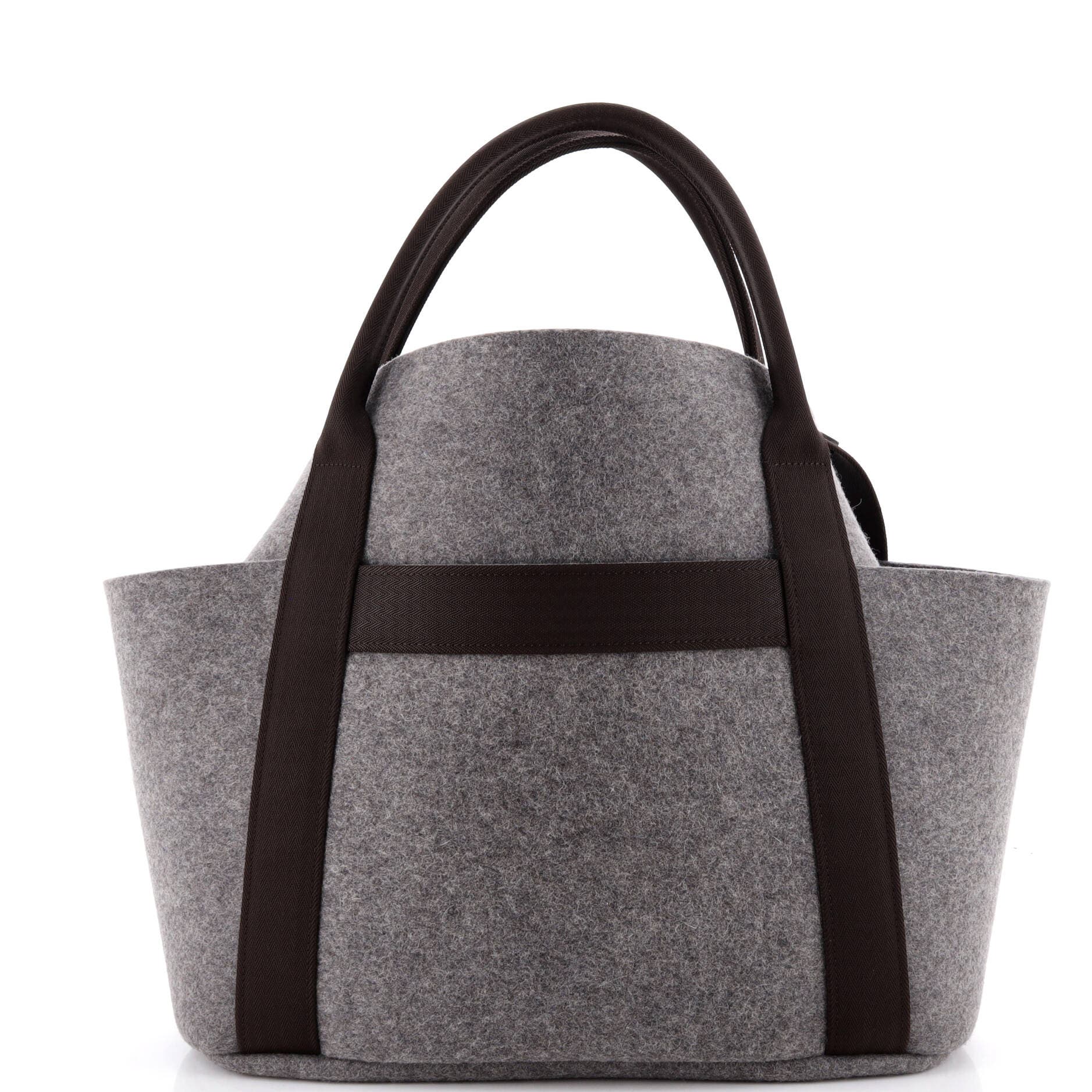 Sac De Pansage Groom Handbag Felt, Alternate, color, Grey