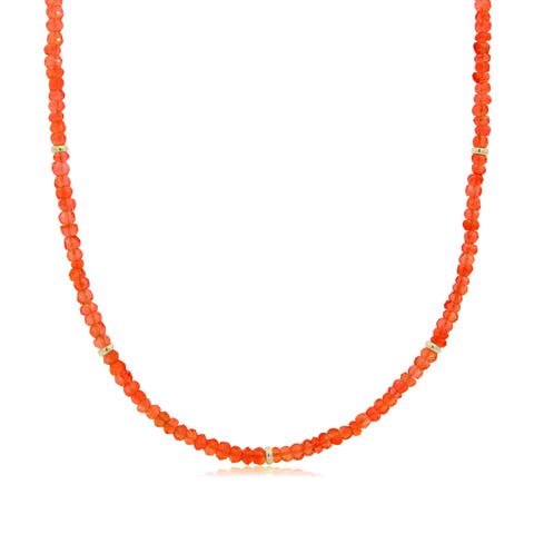 Carnelian Bead Necklace
