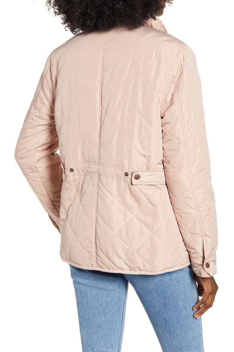 Fleece Lined Quilted Utility Jacket, Alternate, color, BLUSH