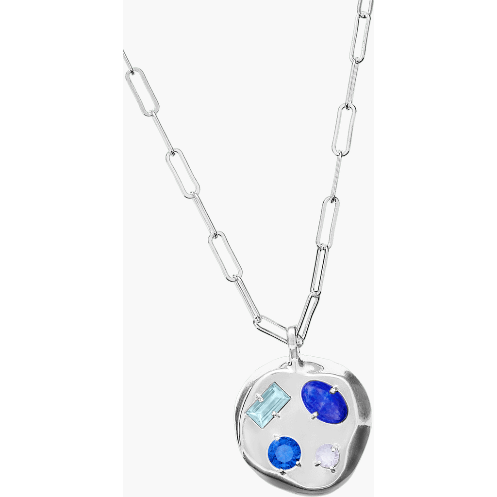 Birthdate Co. The March Birthdate Silver Pendant In March 14th - Silver