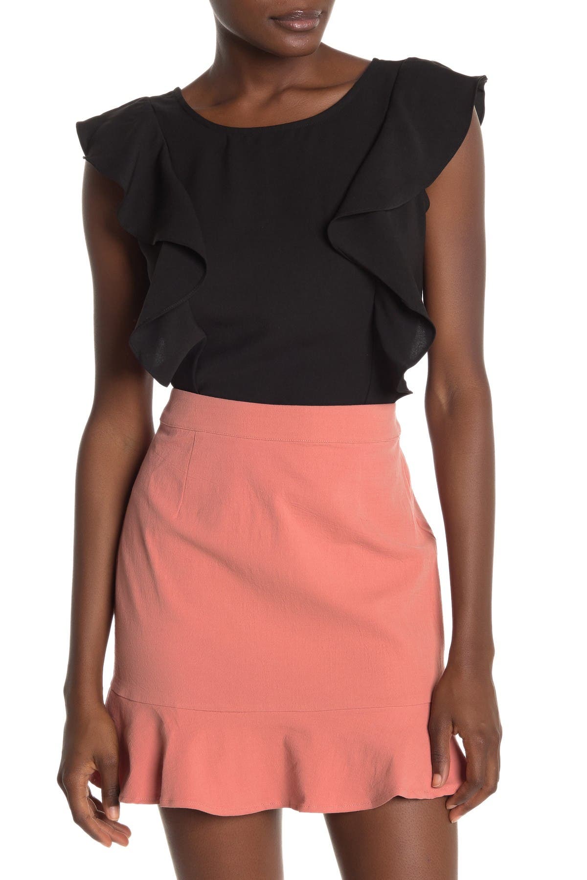 SUGARLIPS Moroccan Ruffle Sleeve Top (Women) | Nordstromrack