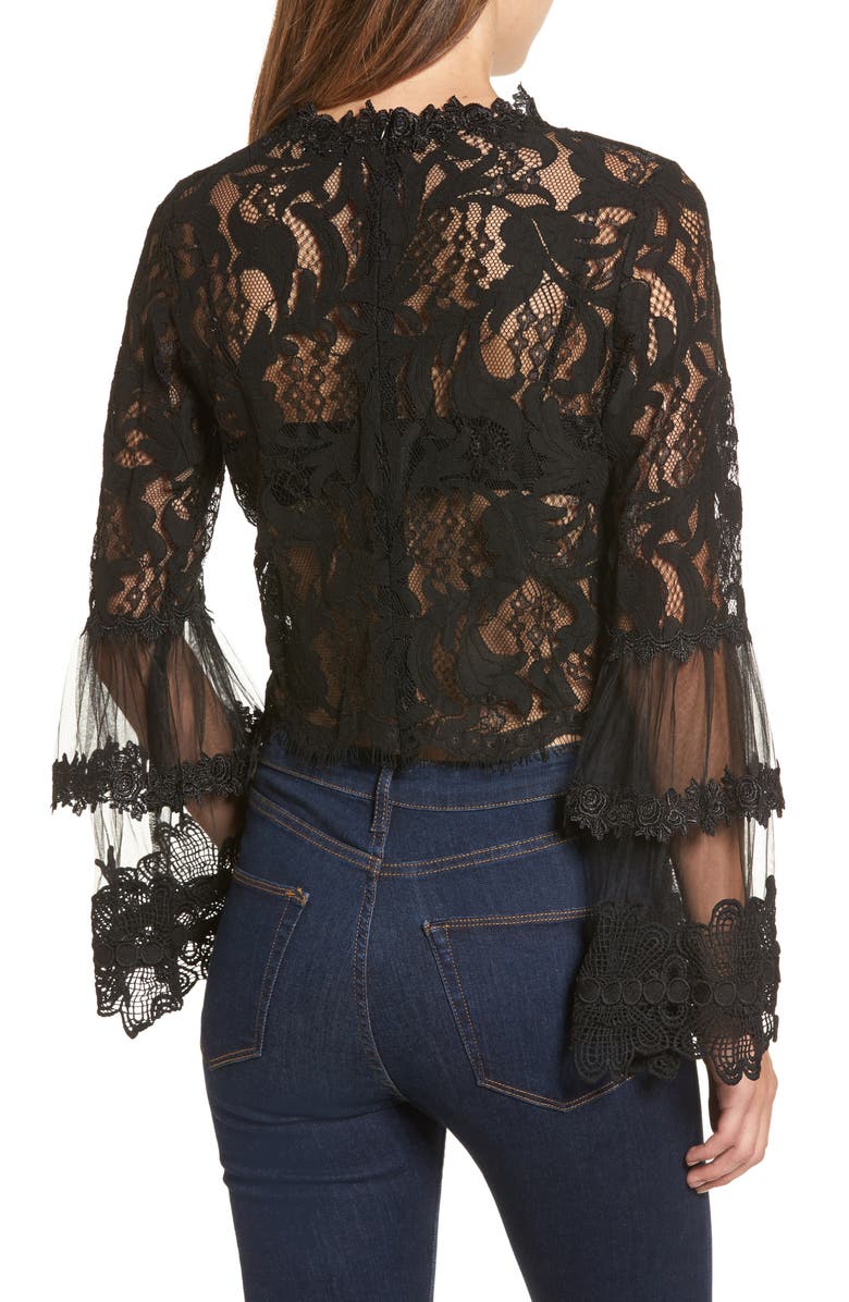 LIONESS Chancellor Lace Top, Alternate, color, 
