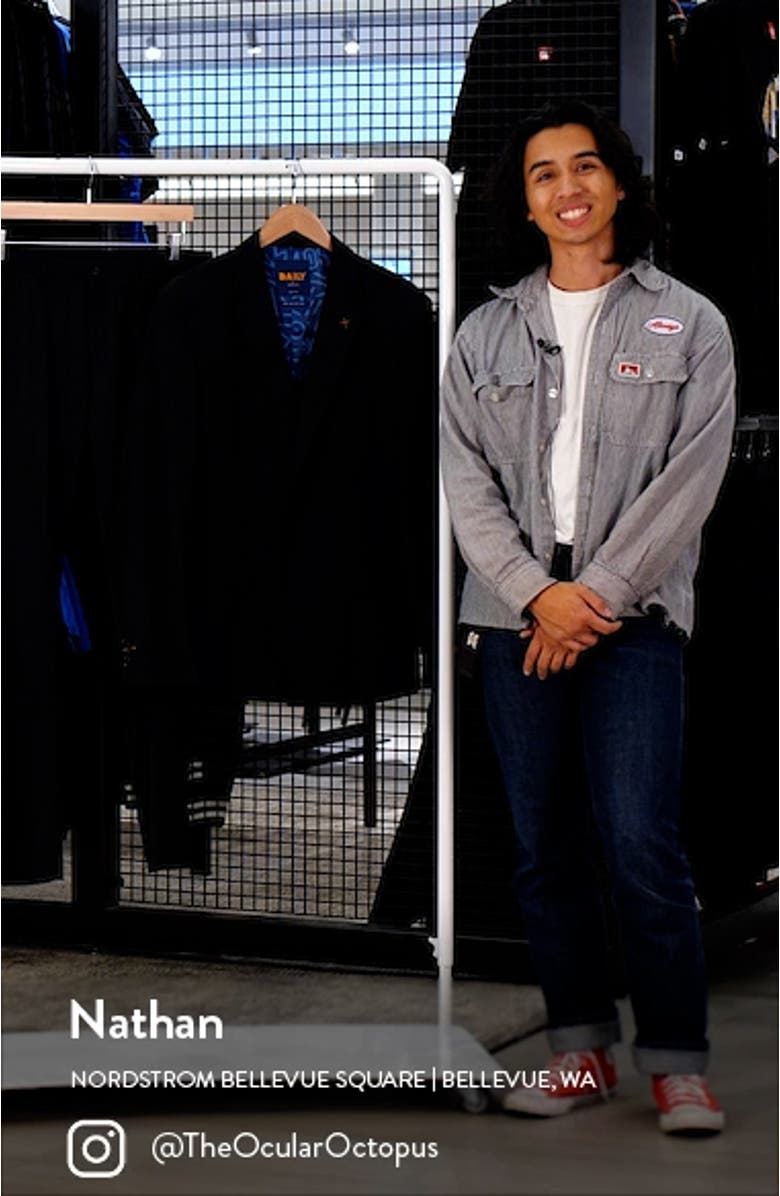 Daily Tailored Fit Black Two-Piece Suit, sales video thumbnail