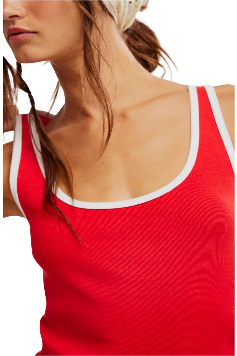 Moxie Tank Top, Alternate, color, HIGH RISK RED COMBO