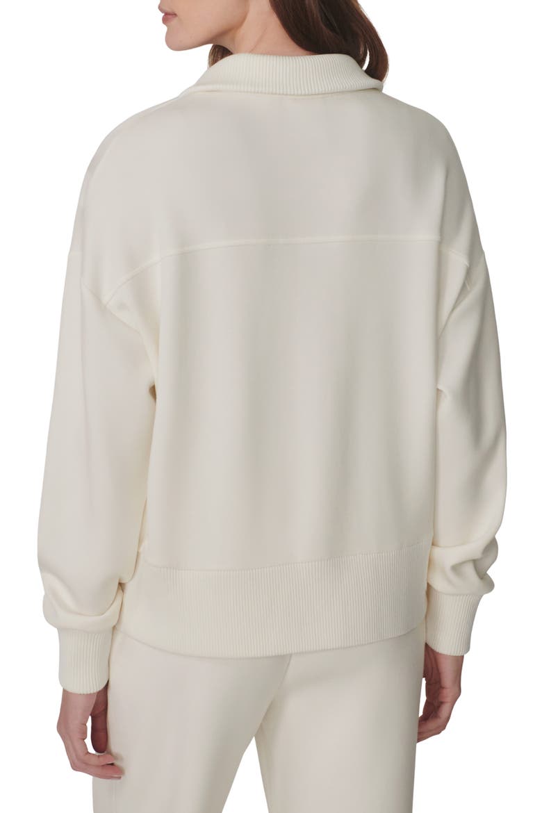 Bronya Button Placket Sweatshirt, Alternate, color, PRISTINE