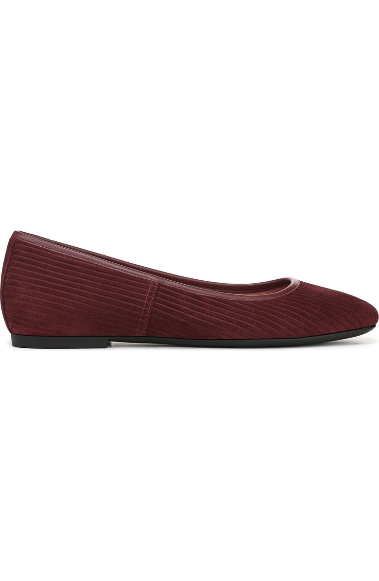 Vionic Orinda Ballet Flat, Alternate, color, Cherry Jubilee