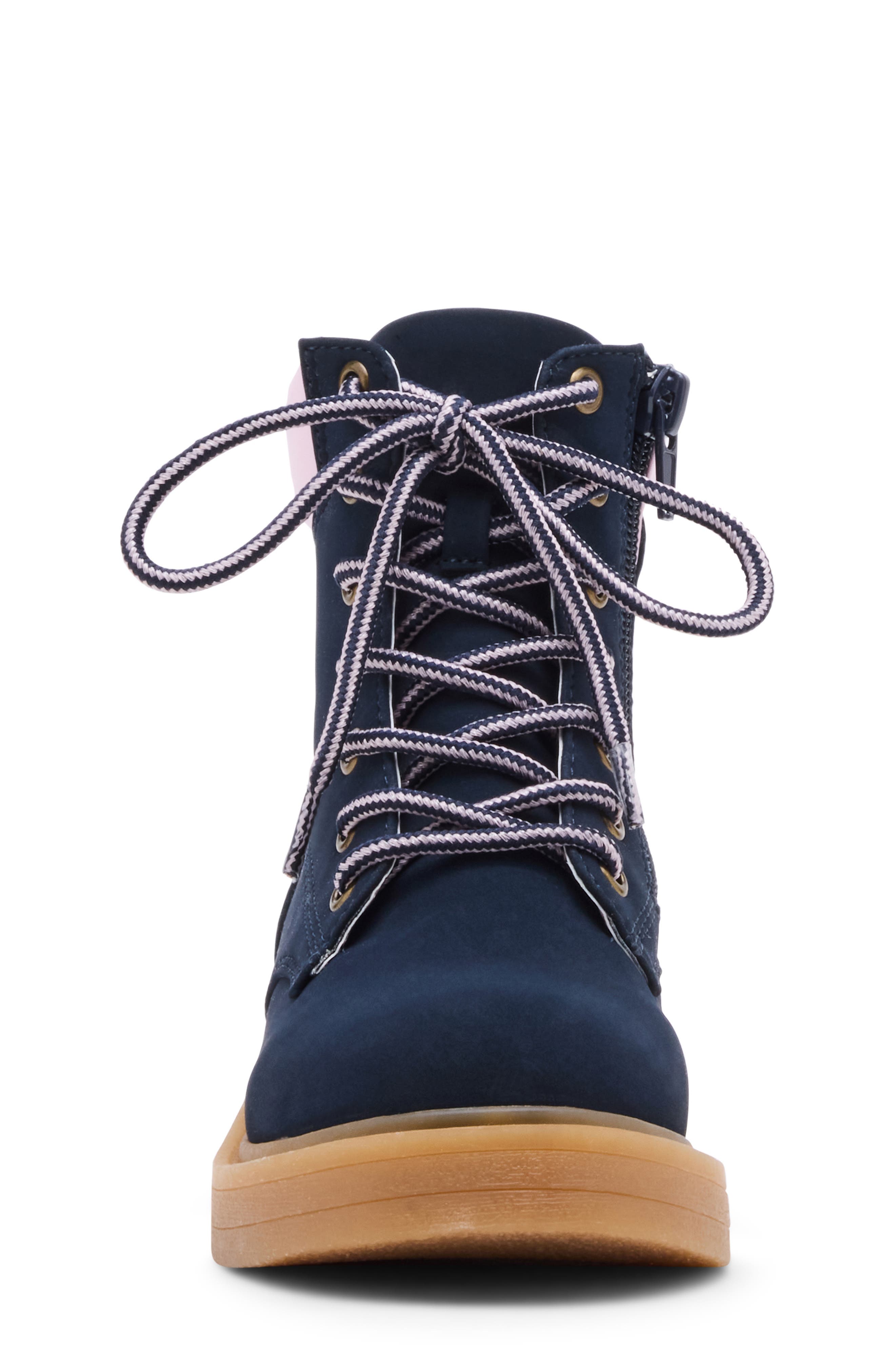 Steve Madden Kids
 Jjumble Lace-Up Bootie, Alternate, color, Navy