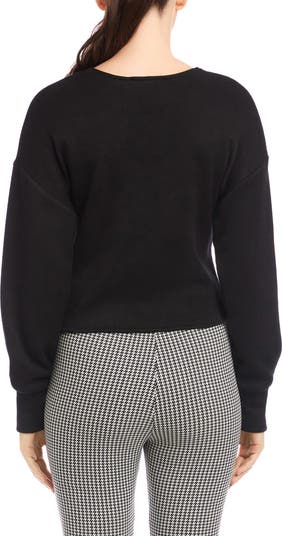 Krista Front Twist Knit Top