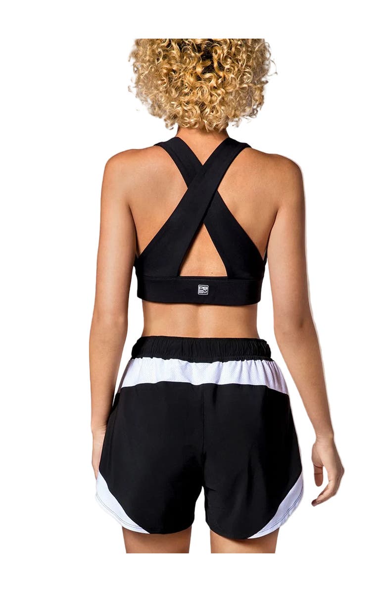 PB5star X-Over Back Sports Bra, Alternate, color, Black