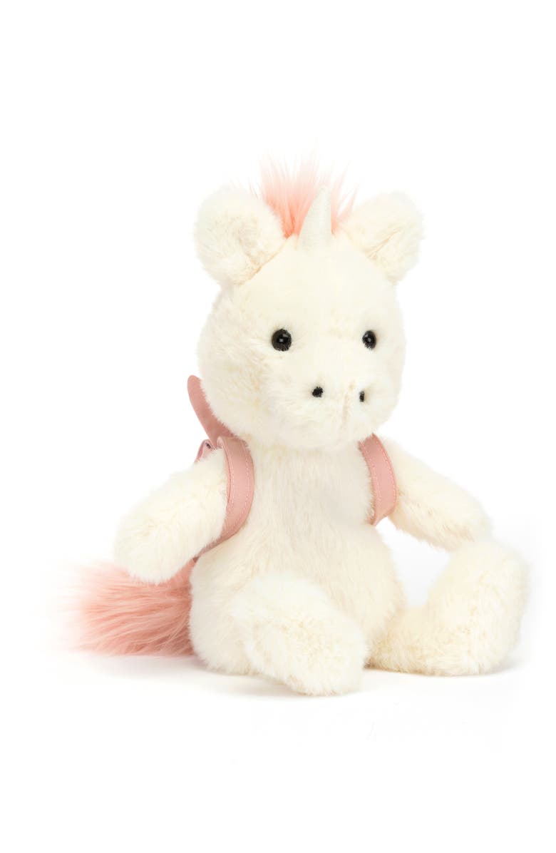 Jellycat Backpack Unicorn, Main, color, 