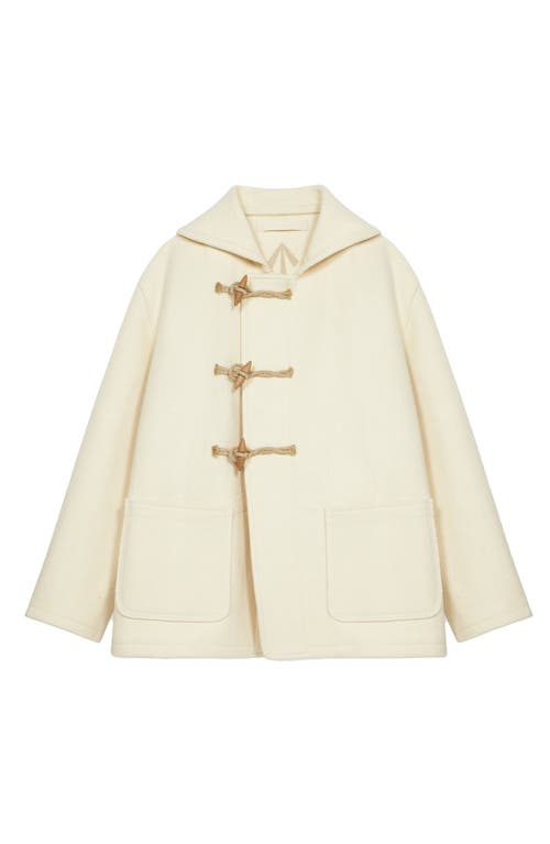 Fortela Duffle Virgin Wool Jacket In Neutral