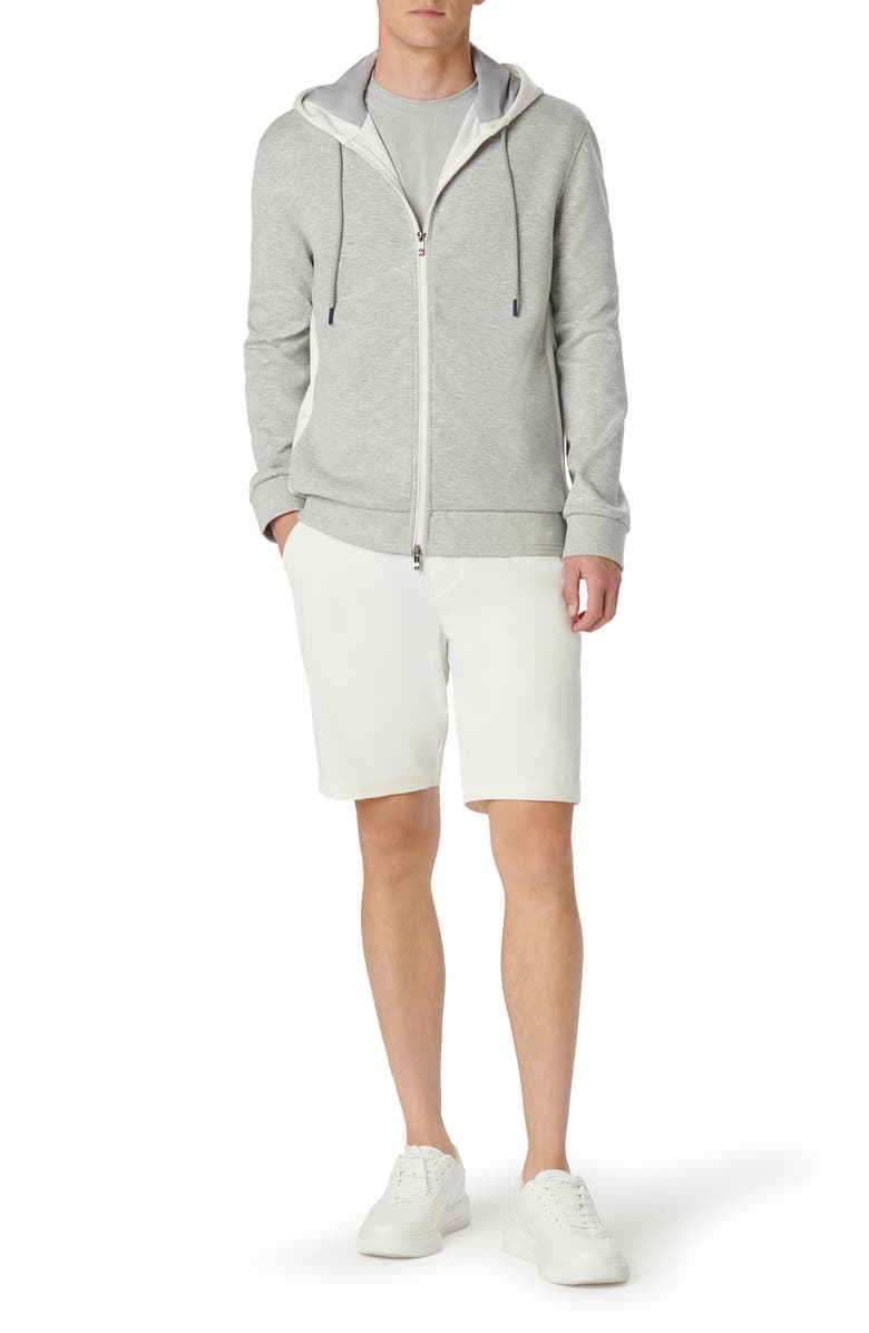 Bugatchi Full Zip Hoodie Jacket, Alternate, color,