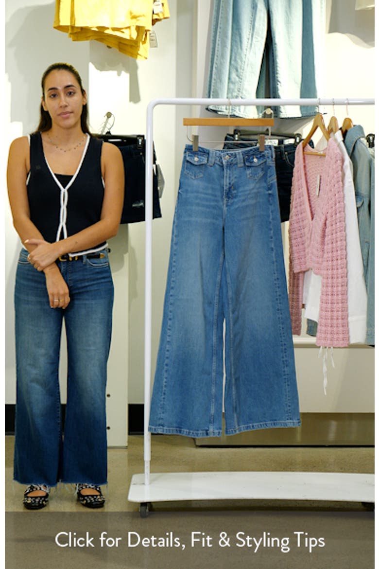 Kellee High Waist Wide Leg Palazzo Jeans video