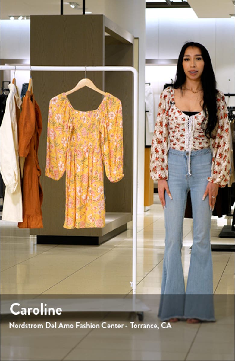 Paradise Days Smocked Minidress, sales video thumbnail