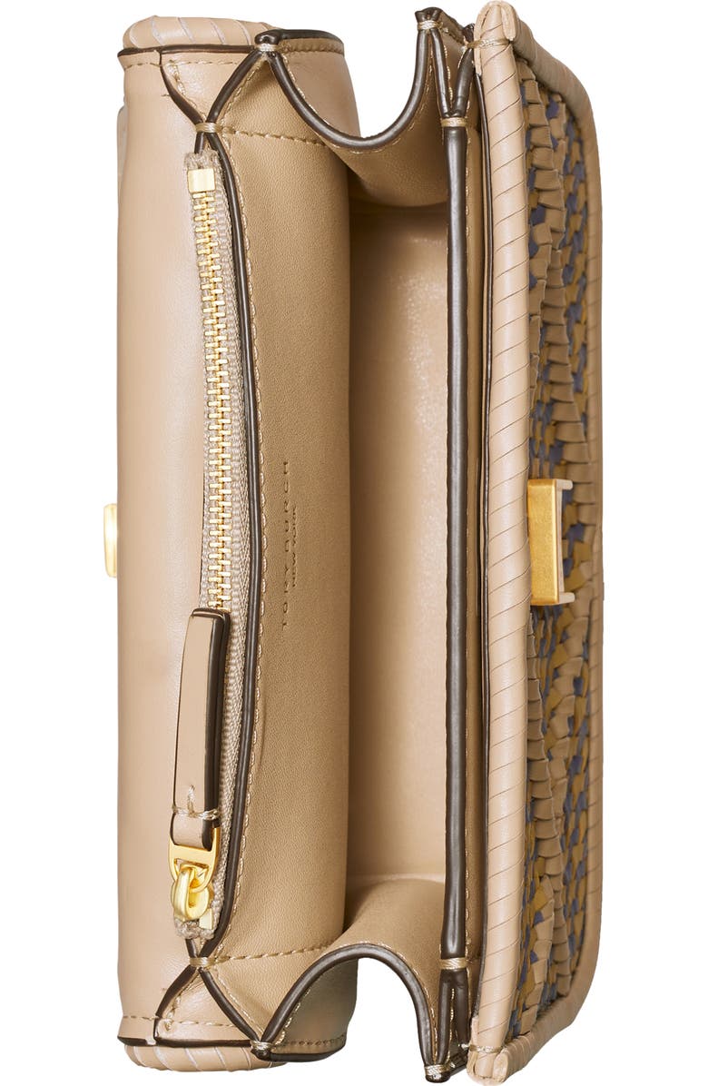 Tory Burch Eleanor Woven Shoulder Bag, Alternate, color,