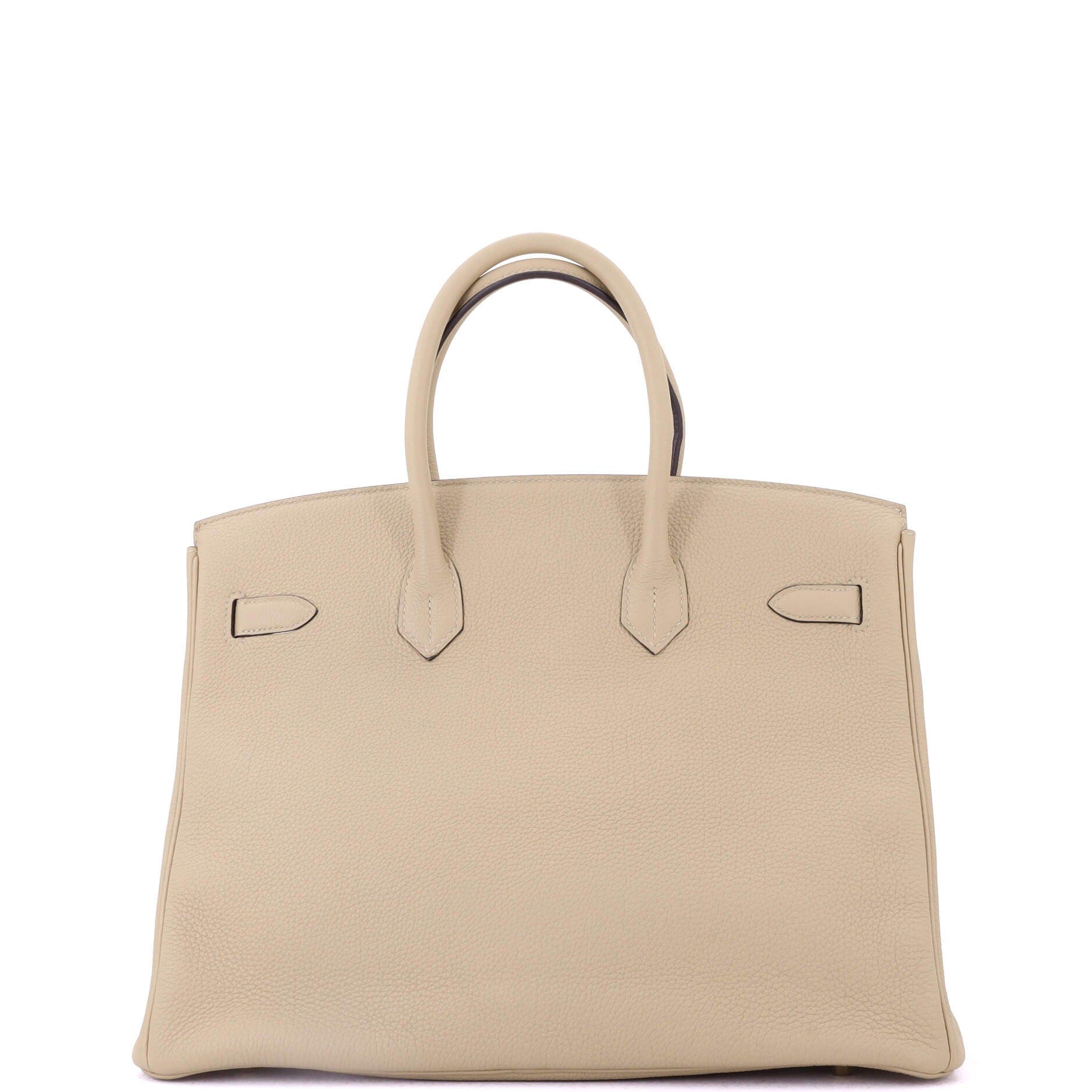 Pre-Owned Hermes Birkin Handbag Light Togo with Gold Hardware 35, Alternate, color, 