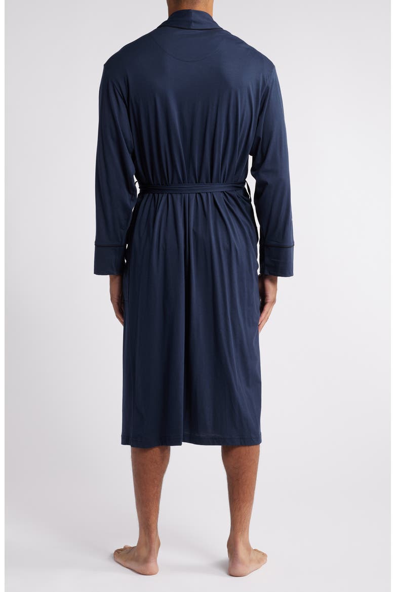 Peruvian Pima Cotton Robe, Alternate, color, MIDNIGHT