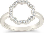Sterling Forever Marisole Cubic Zirconia Ring